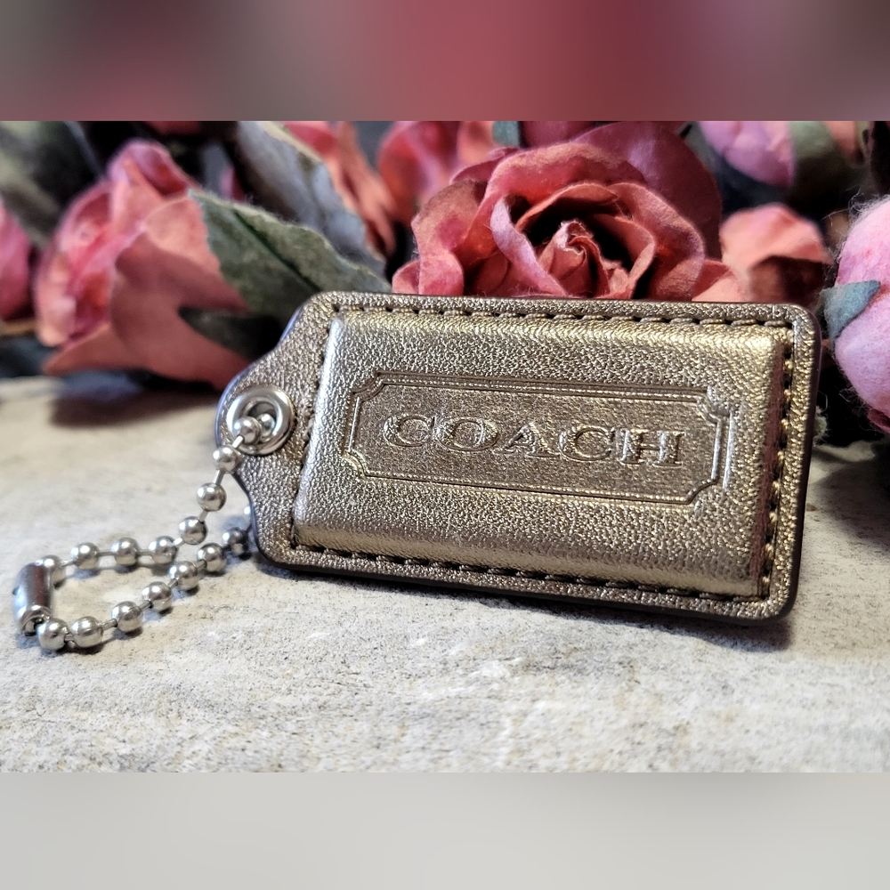 Coach Metallic Brown Hang Tag